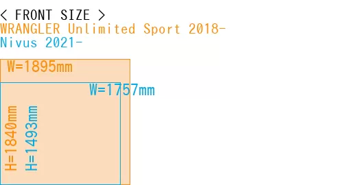 #WRANGLER Unlimited Sport 2018- + Nivus 2021-